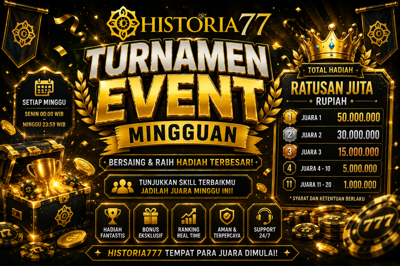 Promo EVENT TURNAMEN MINGGUAN